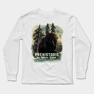 US National Park - Prehistoric Mammoths Long Sleeve T-Shirt